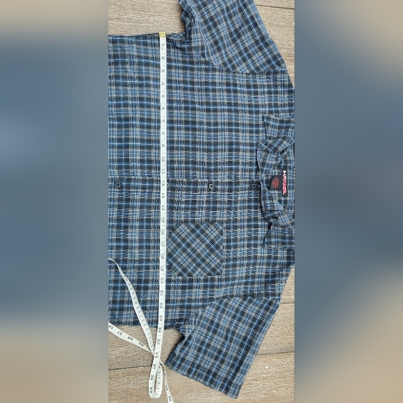 Tony Hawk Men's Plaid Skateboard 🛹  Button-up T Shirt 👕 Size XXL - Picture 6 of 10